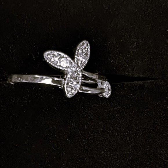 Petit Ladies Fashion / Promise Ring .925 Sterling Silver - Picture 5 of 5